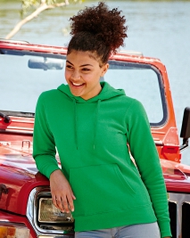 Lady-Fit Basic Hooded Sweat